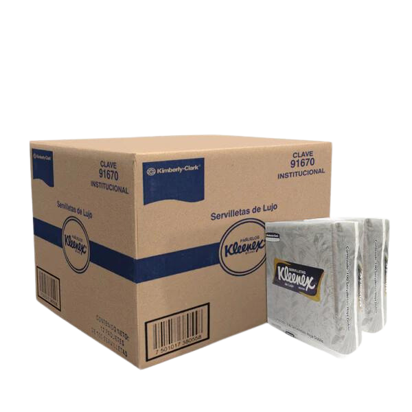 Servilleta Trad Kleenex® de Lujo 100&#39;s x 12    91670