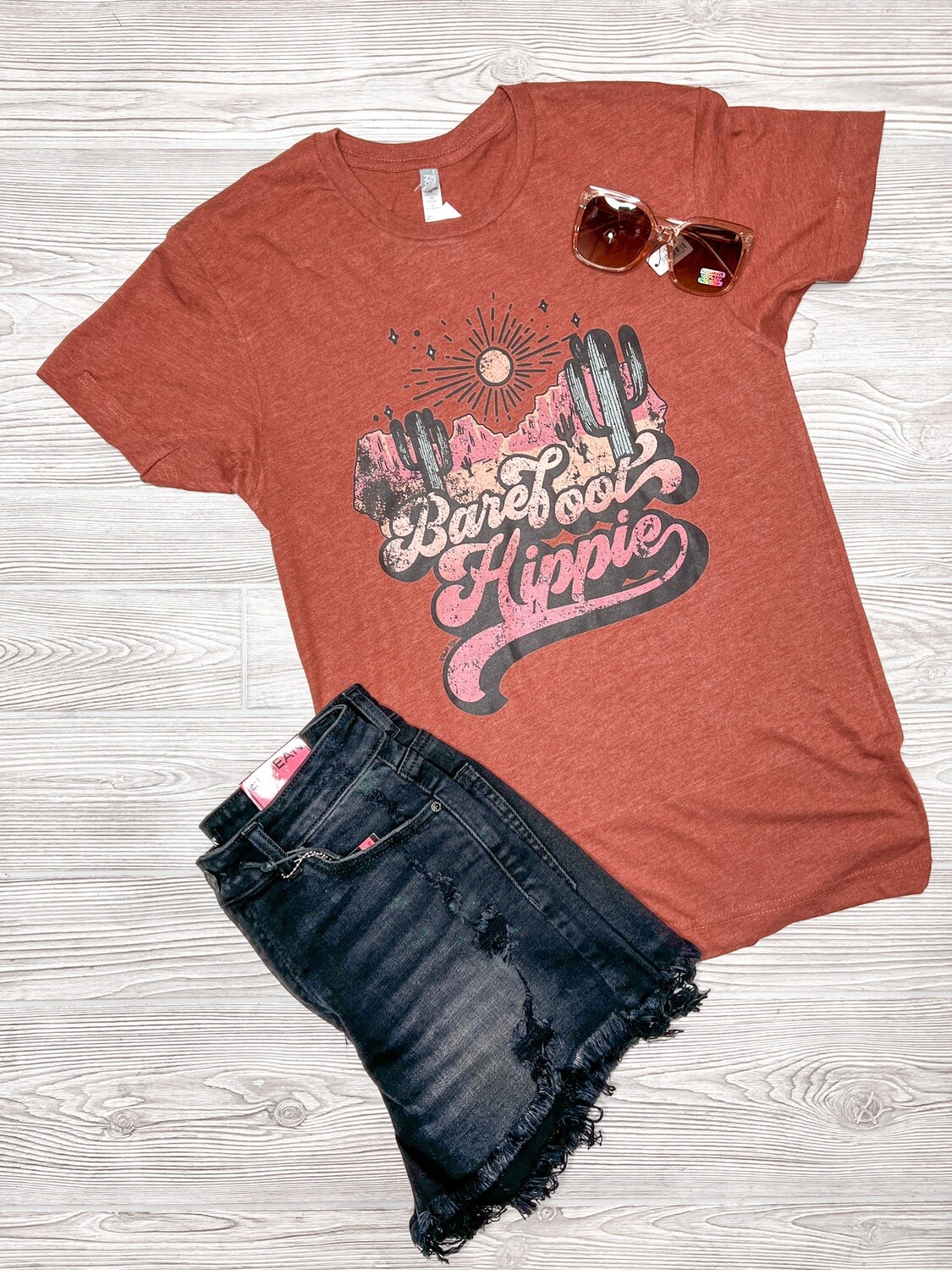 Barefoot Hippie Graphic T