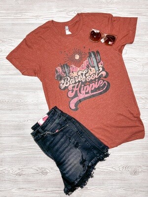 Barefoot Hippie Graphic T