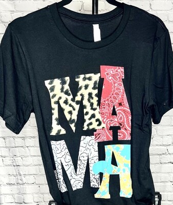 Curvy Western Ma Ma Graphic T