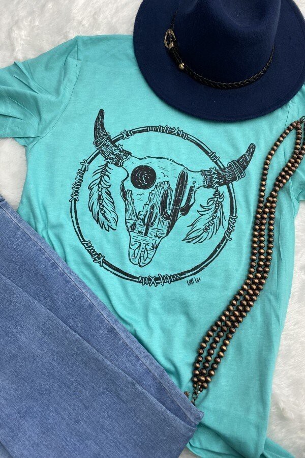 CURVY Steer Graphic T