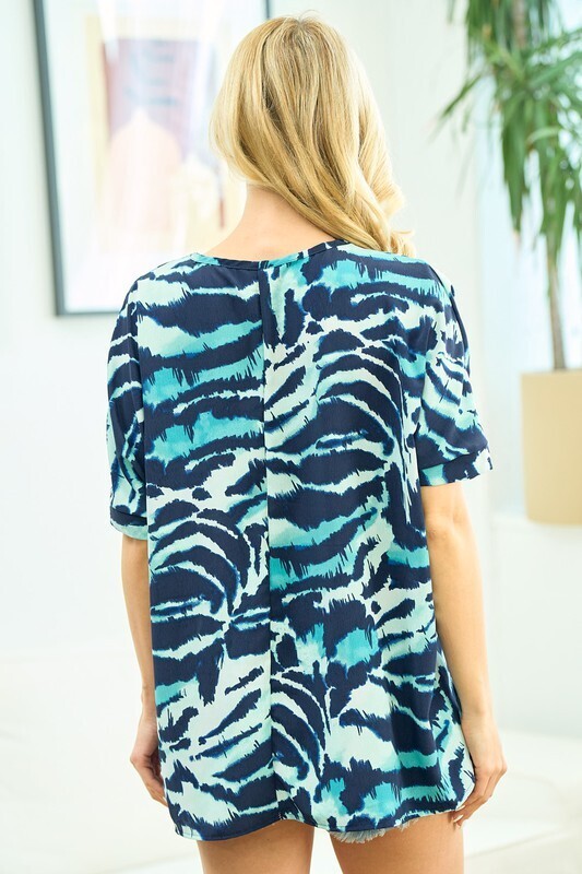 Animal Print Top