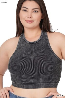 Washed Ribbed Tank