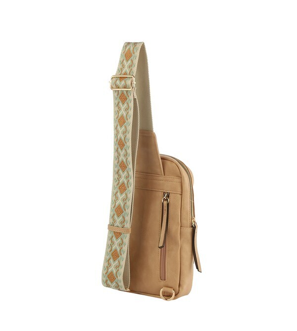 Boho Guitar Strap Sling Bag/Stone