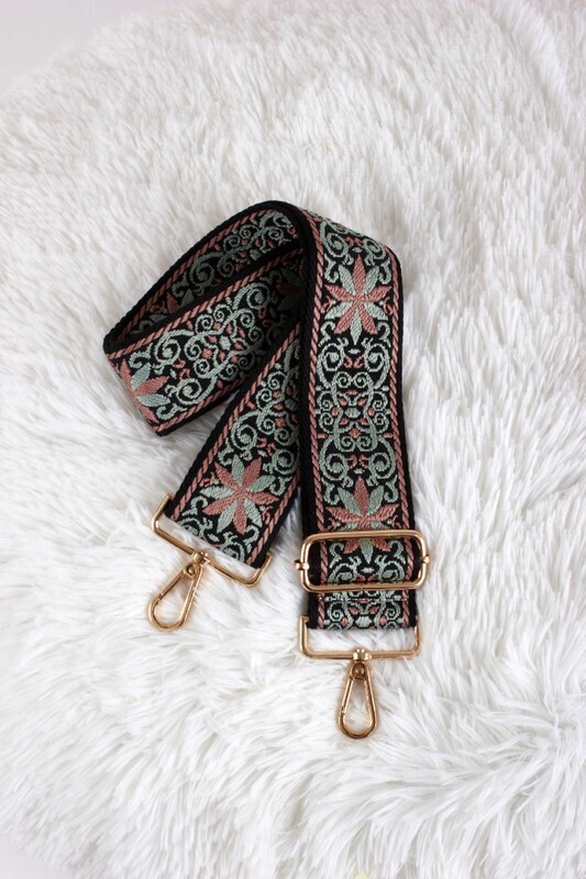 Flower Pattern Guitar Strap