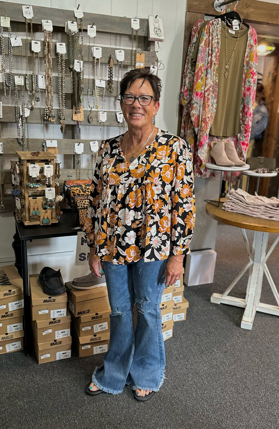 70&#39;S Floral Top