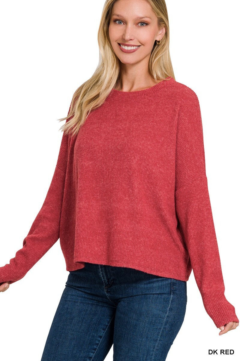 Scarlett Sweater, Color: RED, Size: S/M