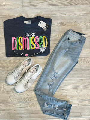 Curvy Class Dismissed Graphic T