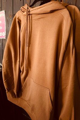 Curvy Side Tie Hoodie