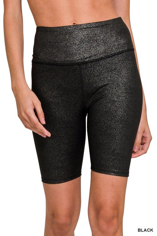 Glitter Biker Shorts