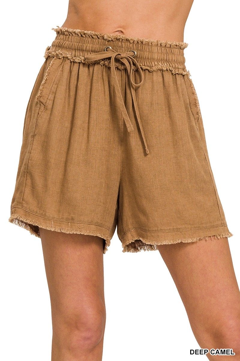 Frayed Hem Shorts 2