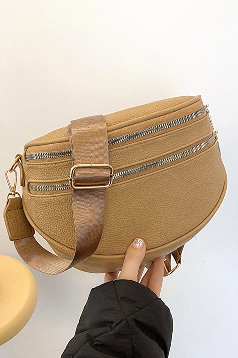 Multi Pocket Crossbody, Color: ASH MOCHA