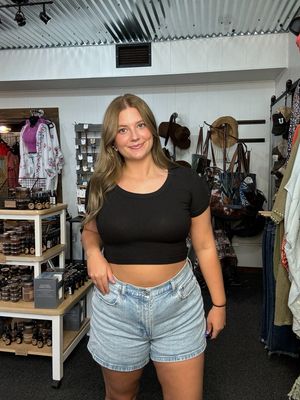 Basic Ribbed Crop Top