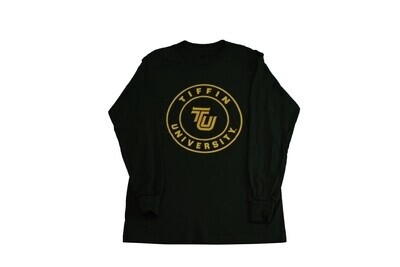 D Grn LS Tshirt TU Circle, Size: S, Colour: Green