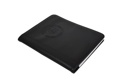 Black TU Seal Leather Deluxe Padholder Padfolio