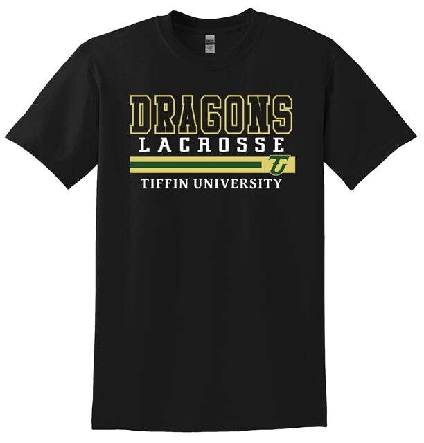 Black Sport SS Shirt- Lacrosse, Size: S, Colour: Black