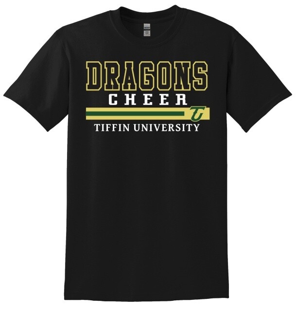 Black Sport SS Shirt- Cheer