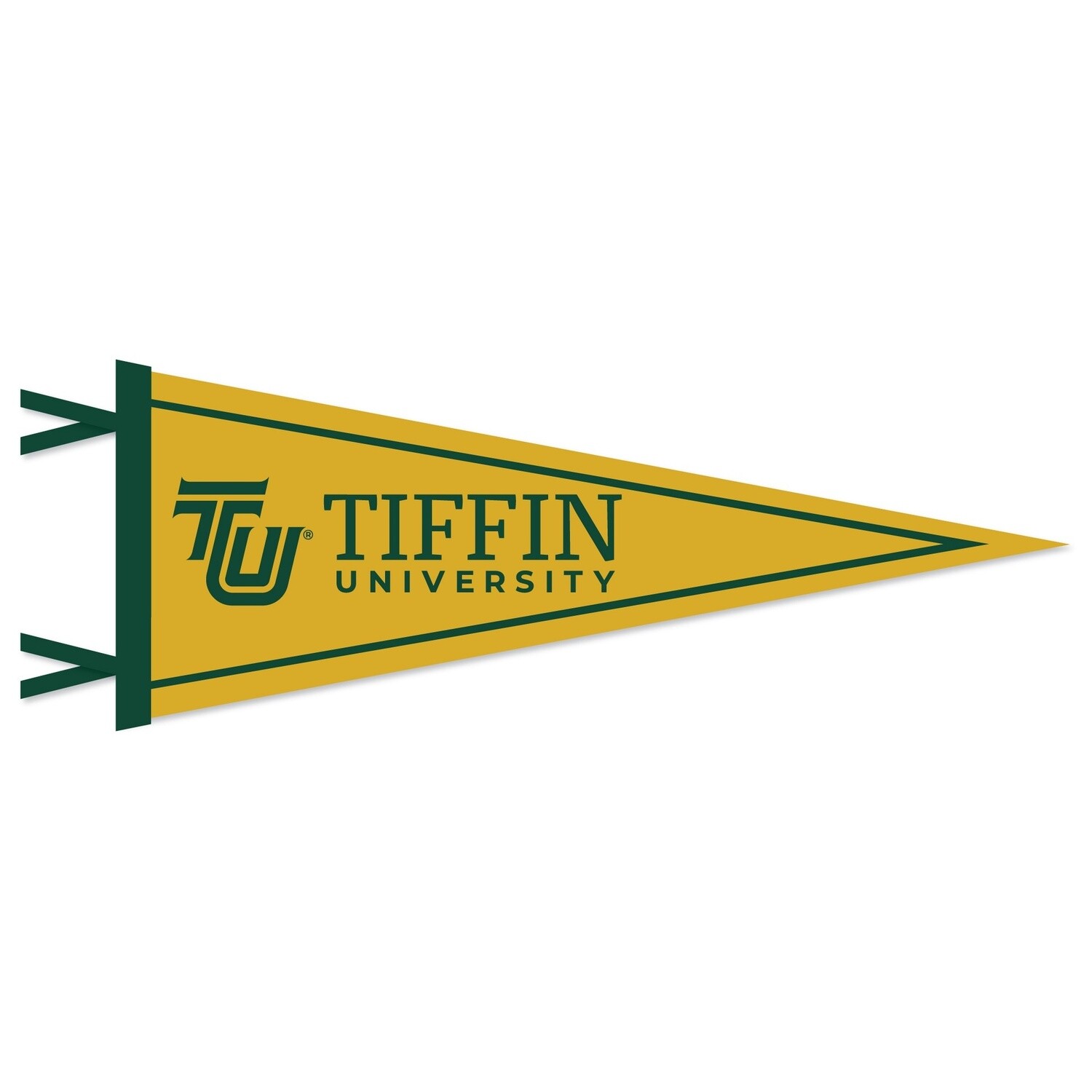 Pennant 9x24 Green/Gold Tiffin