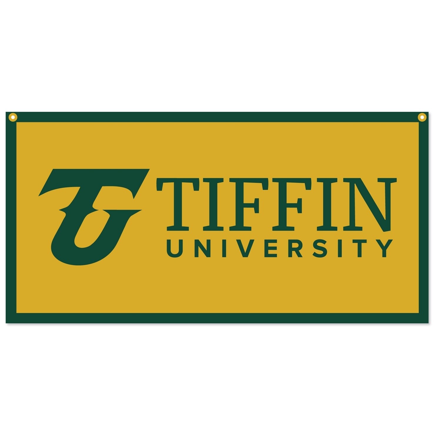 Banner 18x36 Green/Gold