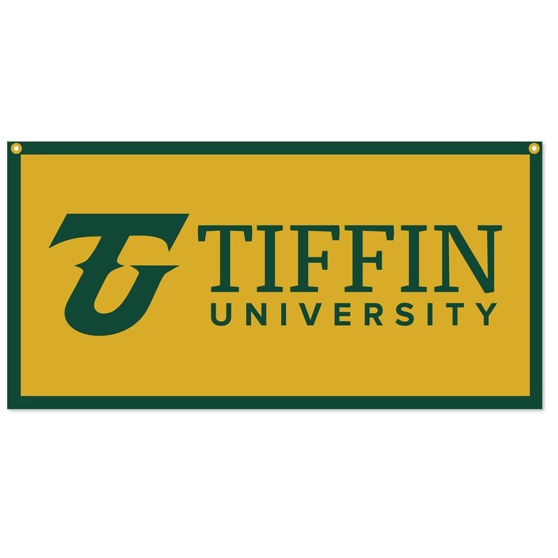 Banner 18x36 Green/Gold