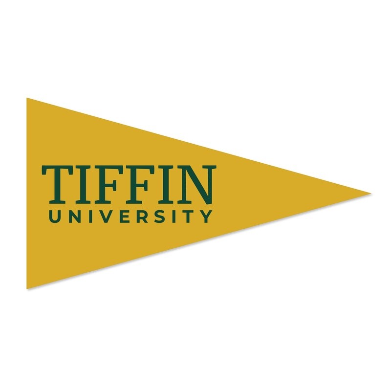 Mini Pennant Magnet-Gold