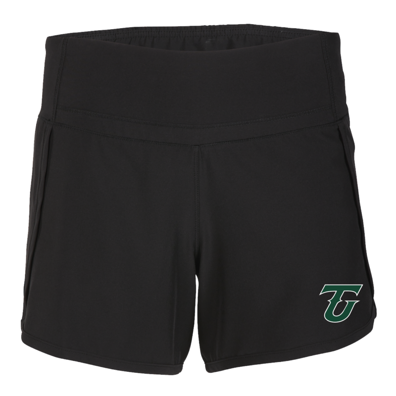 Ladies Stretch Woven Lined shorts Black