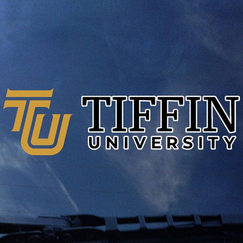 Tiffin University Automotive Decal 6.5 in