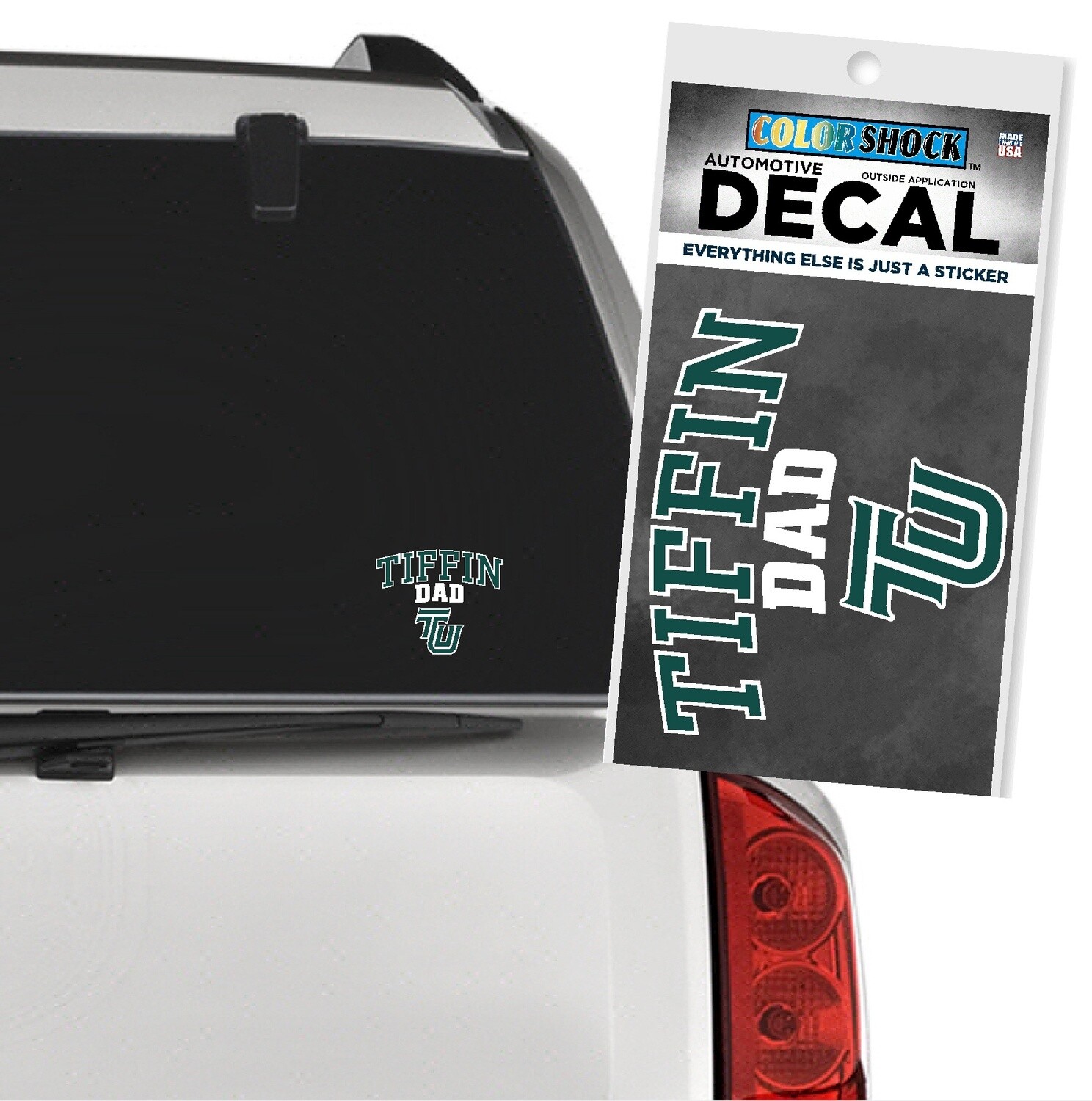 Tiffin Dad 4 X 3.5 in Automotive Decal