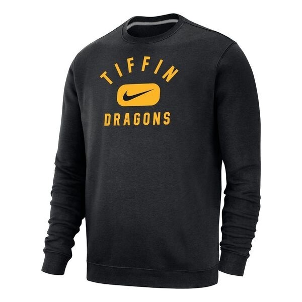 Nike Club Fleece- Black, Size: S, Colour: Black