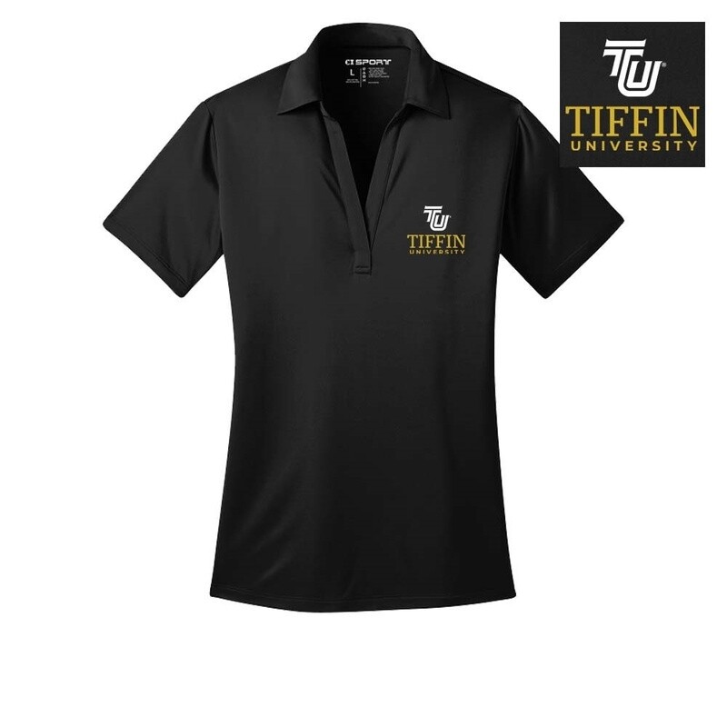 Ladies Performance Polo- Black