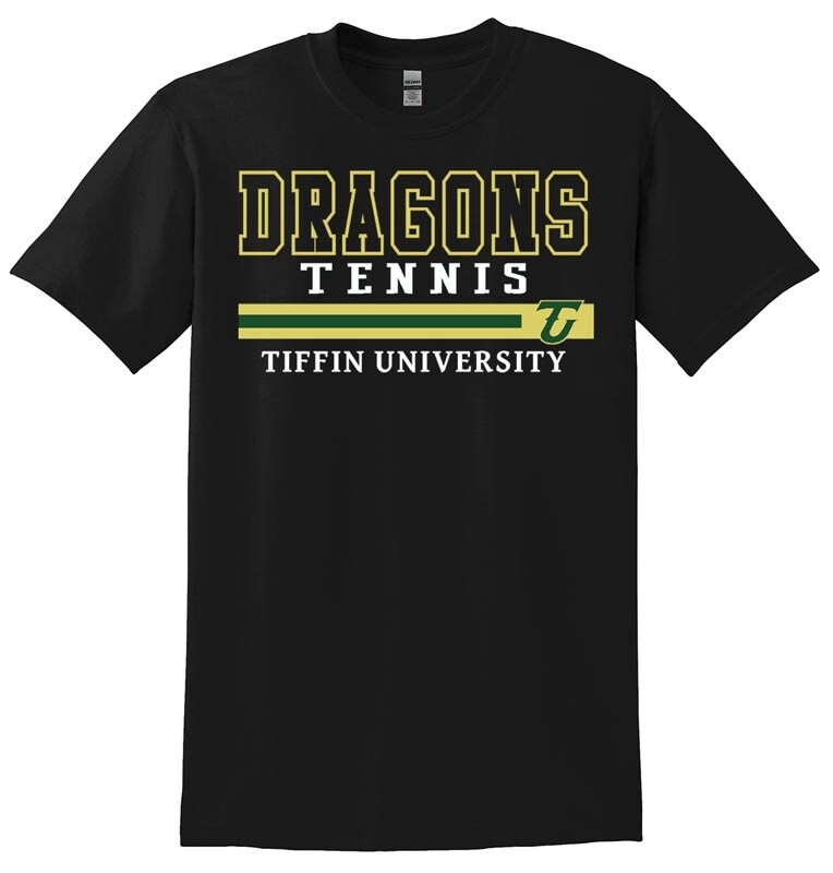 Black Sport SS Shirt- Tennis