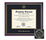 Windsor- Doctorate Diploma Frame with Blk &amp; Gold Double mat