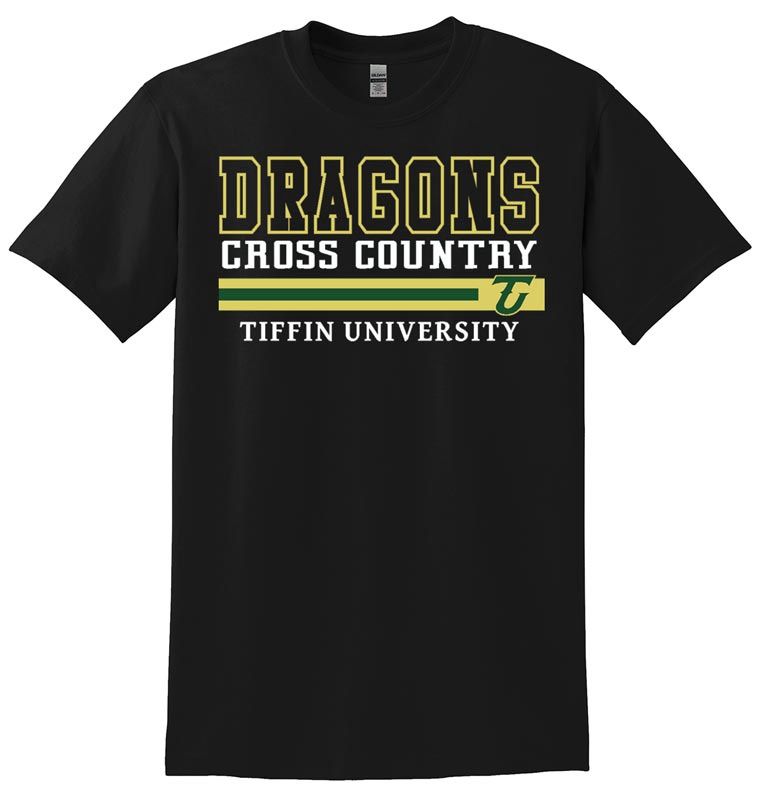 Black Sport SS Shirt- Cross Country