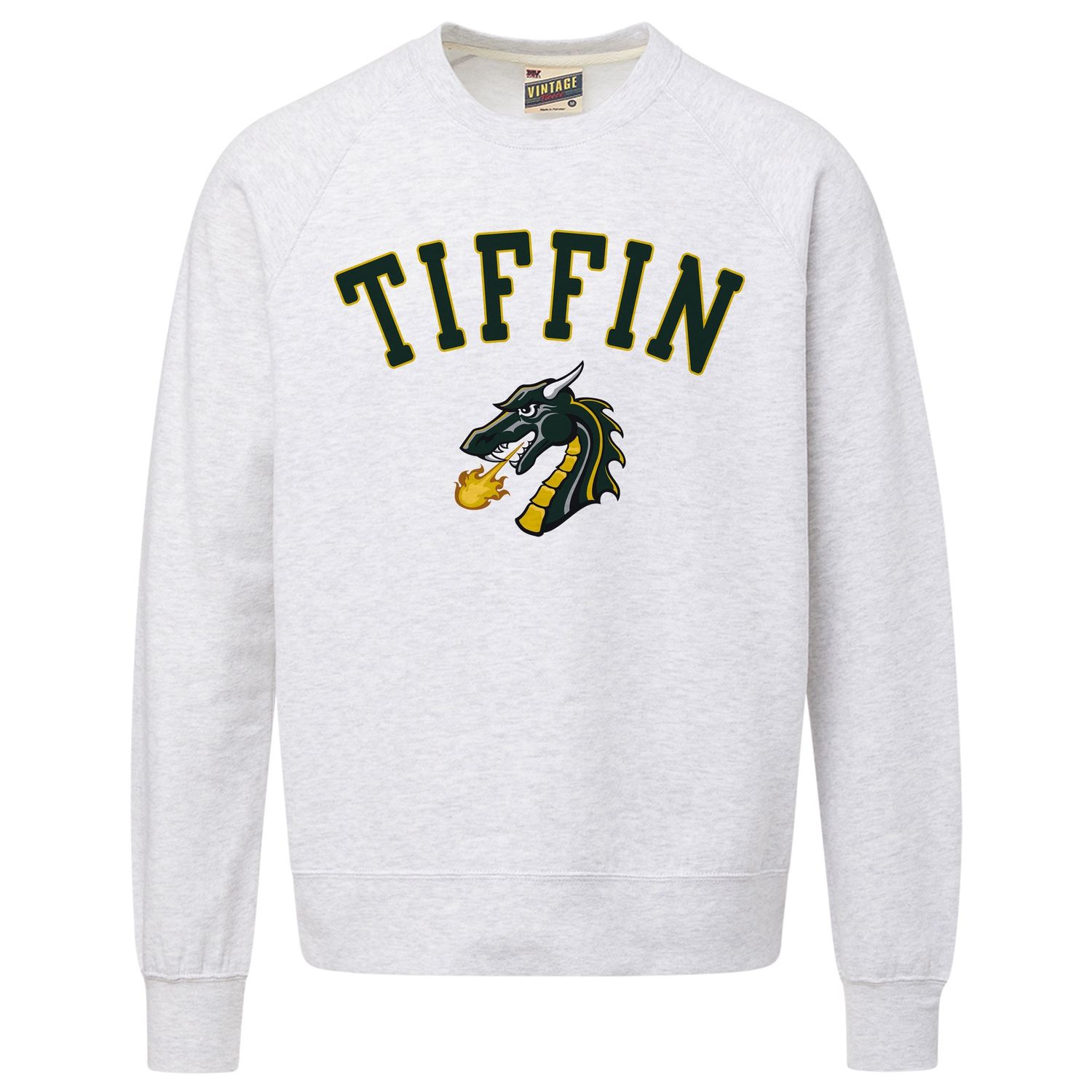 Vintage Fleece Crew, Size: S, Colour: Ash