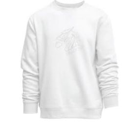 Everyday Crew Tonal Dragon, Size: S, Colour: White