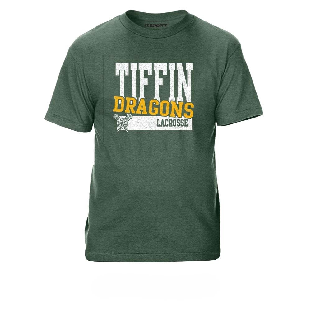 TU Tristan Lacrosse T-Shirt, Size: S, Colour: Green