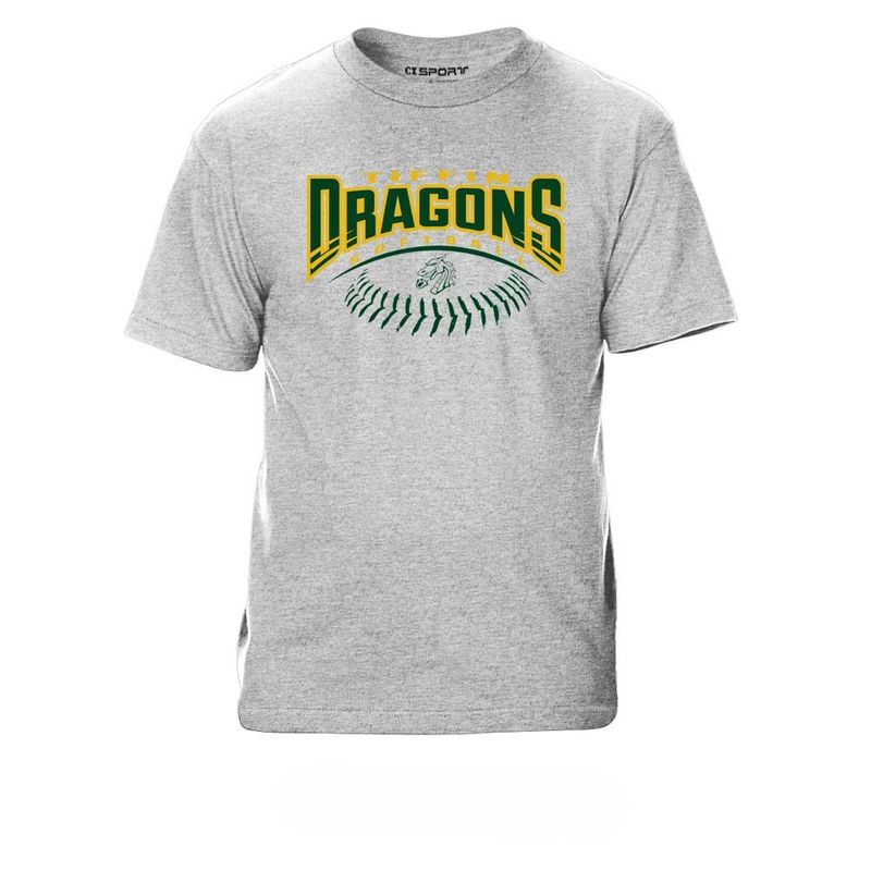 Tiffin University Weeden Softball T-Shirt, Size: S, Colour: Gray