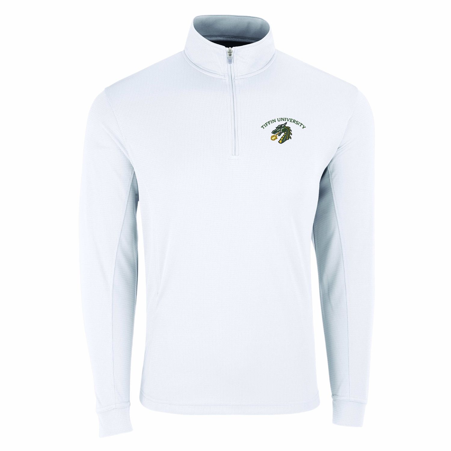 Mesh 1/4-Zip Tech Pullover, Size: M, Colour: White