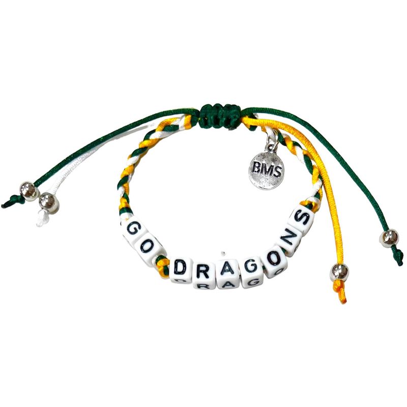 Small Braid Bracelet- Go Dragons