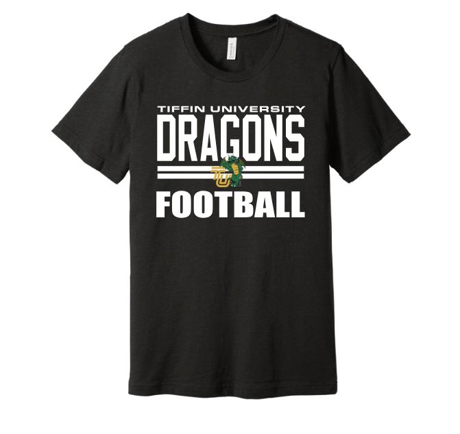 Custom Classic T-Shirt 2024-Football, Colour: Black, Size: S