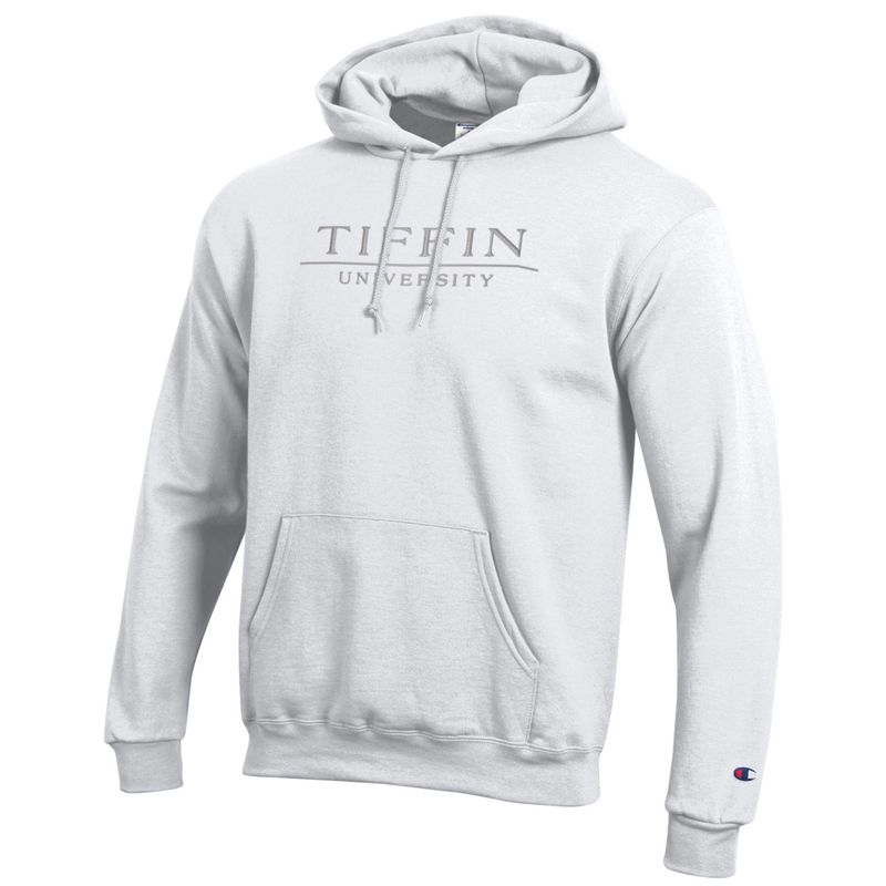 Champion Powerblend Fleece Hoodie - White