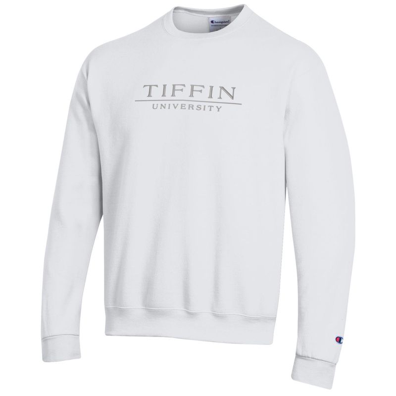 Champion Power Blend Fleece Crew - White