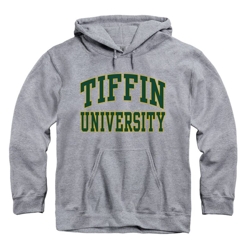 Collegiate Letter Hoodie-Gray