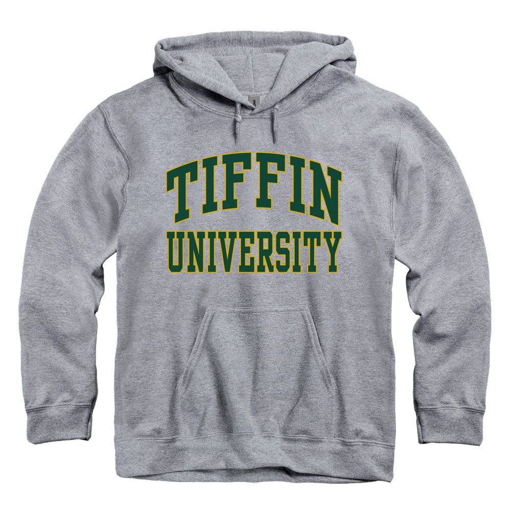 Collegiate Letter Hoodie-Gray, Size: S, Colour: Gray