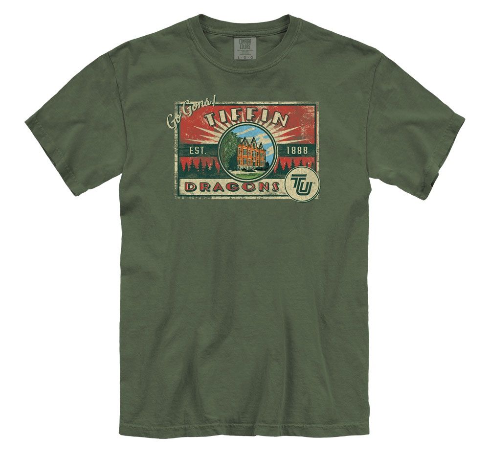 Match book- The iconic Main Classroom Building, Size: S, Colour: Green