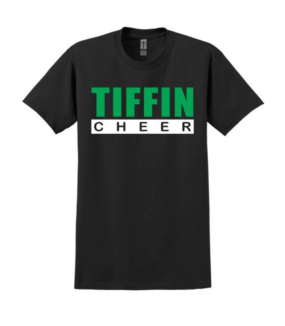 All-In Cheer Tee, Colour: Black, Size: S