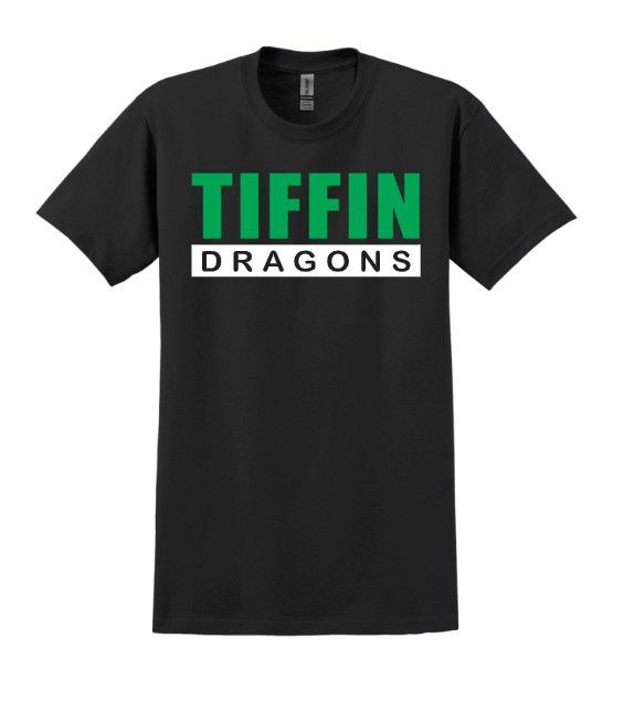 All-In Dragons Tee, Colour: Black, Size: S