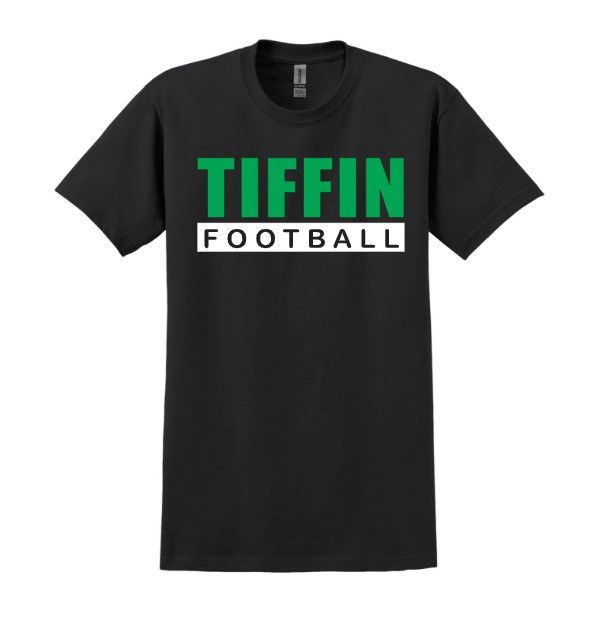 All-In Football Tee, Colour: Black, Size: S