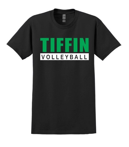 All-In Volleyball Tee, Colour: Black, Size: S