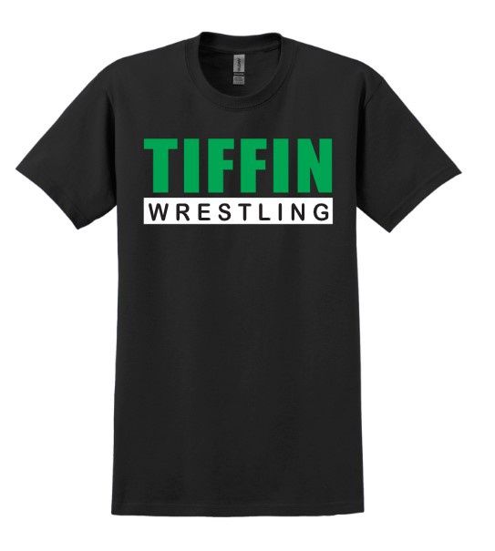 All-In Wrestling Tee, Colour: Black, Size: S
